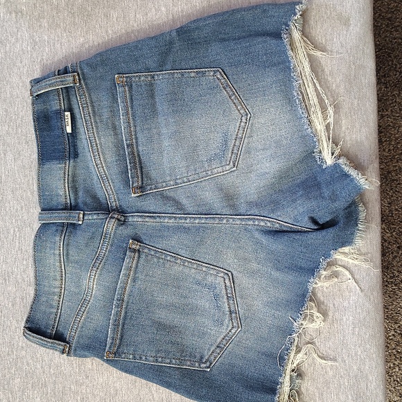 Denim Blue Distressed Women Shorts DAZE FRAYED - Picture 7 of 15